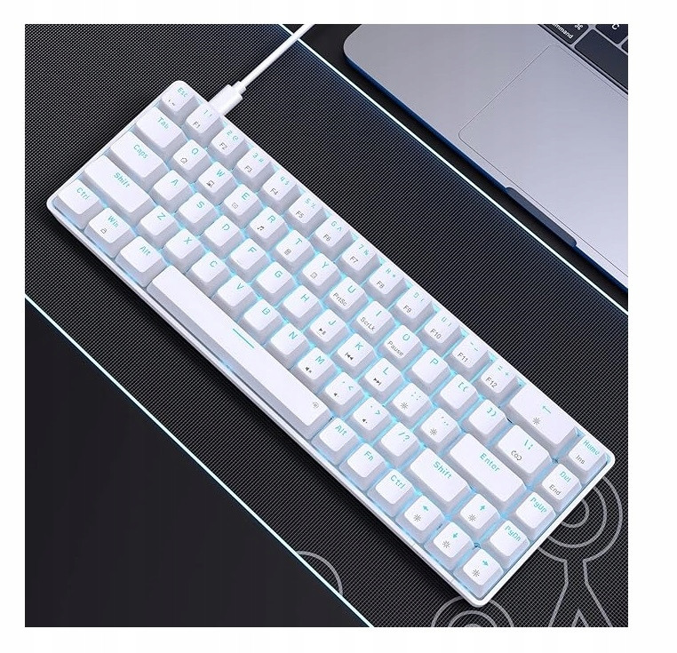 Mechanická klávesnice 60% Rgb, Brown Switch, Us Dierya Tmkb T68se