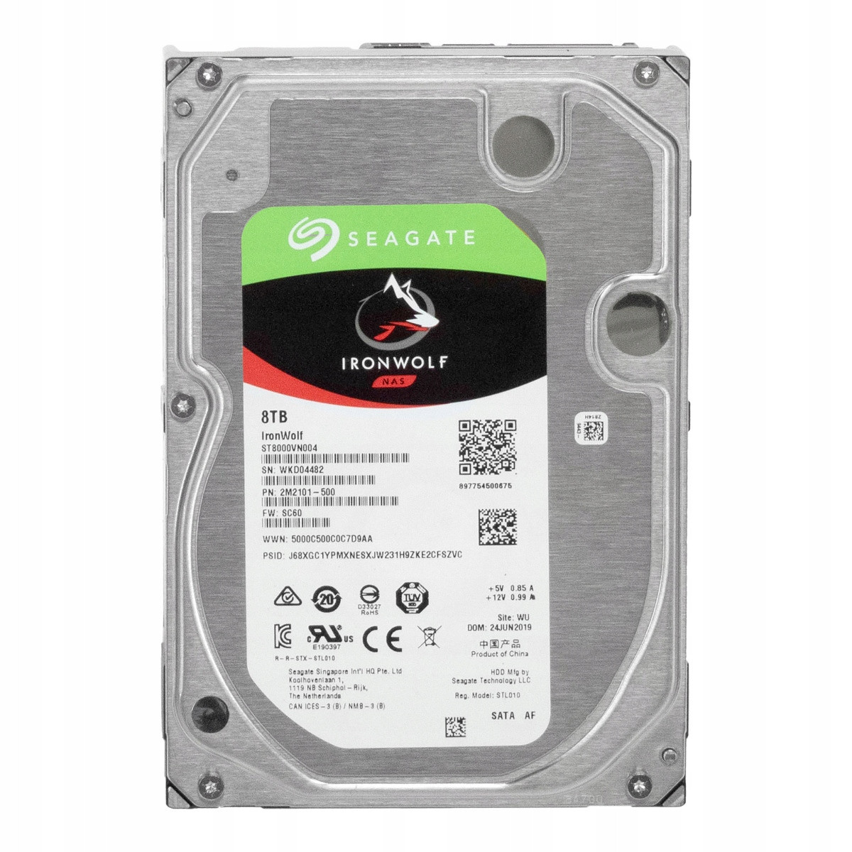 Seagate Ironwolf 8TB Sata III 7.2K 256MB 3.5'' ST8000VN004