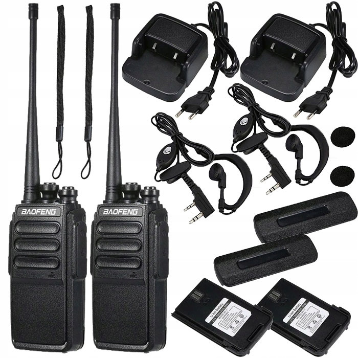 2x Walkie Talkie Baofeng C3 Pmr Odolné