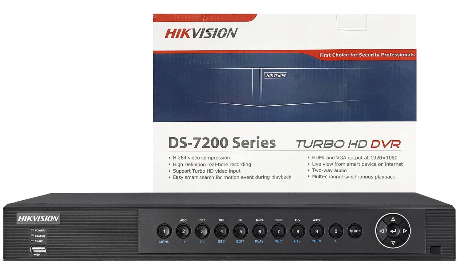 Hd-tvi rekordér 8kan DS-7208HUHI-F2/N