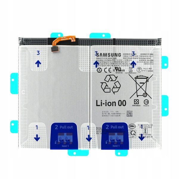 Samsung Battery EB-BX716ABY SM-X710/X716 Galaxy Tab S9 Wi-Fi/5G GH82-31774A