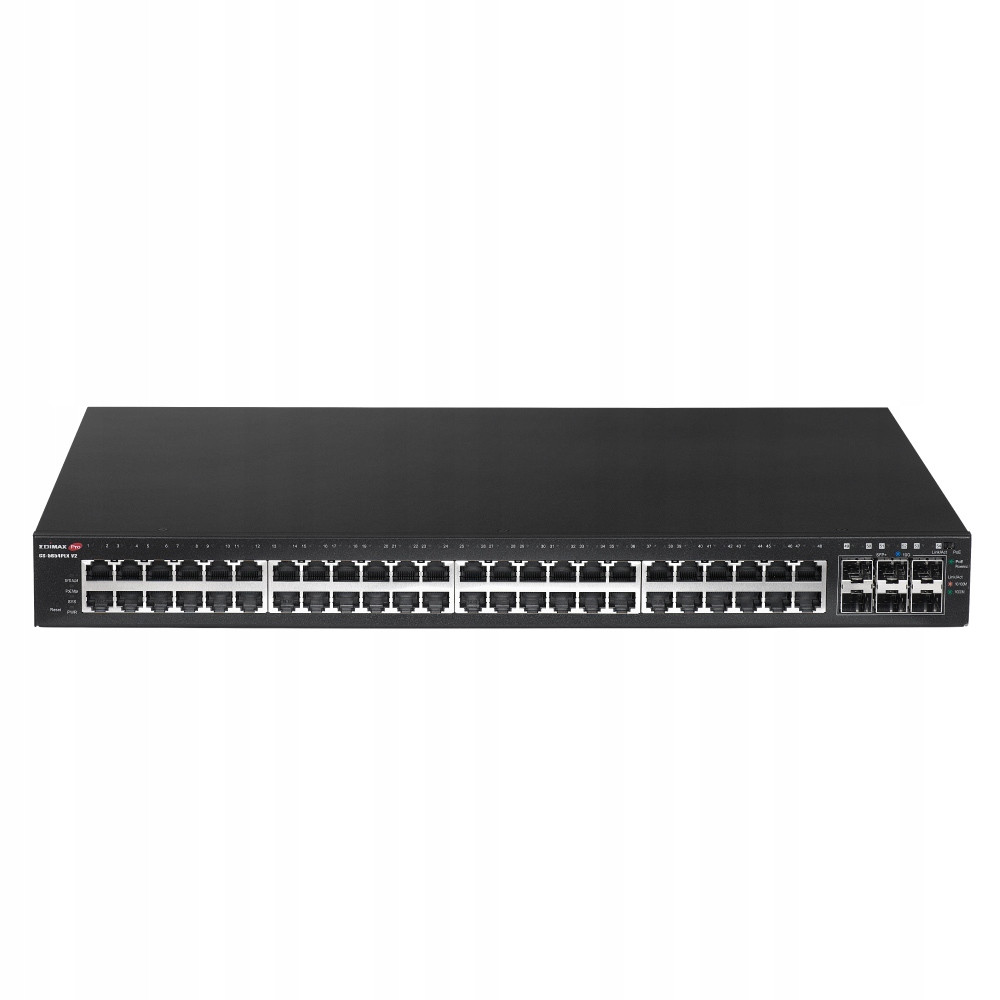 Switch Edimax GS-5654PLX V2 54 PoE+ RJ45/SFP+ 10 GbE portů