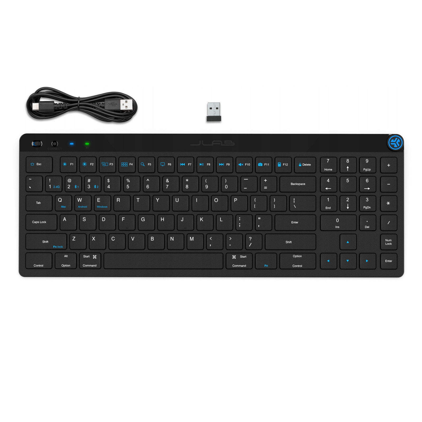 Bezdrátová klávesnice JLab Wireless JBuds Keyboard Bluetooth