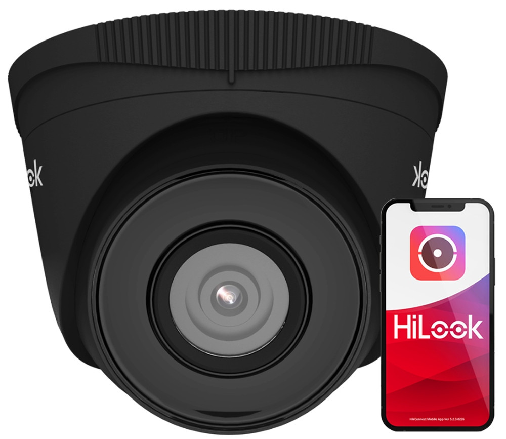 Kamera HiLook by Hikvision 5Mpx Ip Venkovní IPCAM-T5 Black PoE IR30m