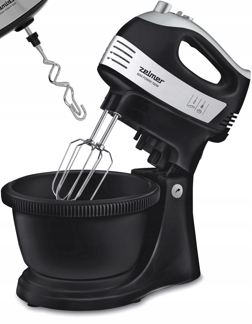 Ruční Mixér Zelmer Lehký Kuchyňský Robot S Mísou 2,5L 4 Turbo Nástavce 700W