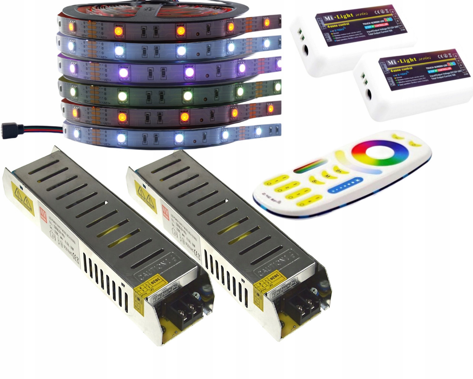 Set Led pásek Rgb 5050 Mi-Light Premium 4Z 30m