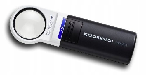 Led osvětlená lupa Eschenbach Mobilux x10