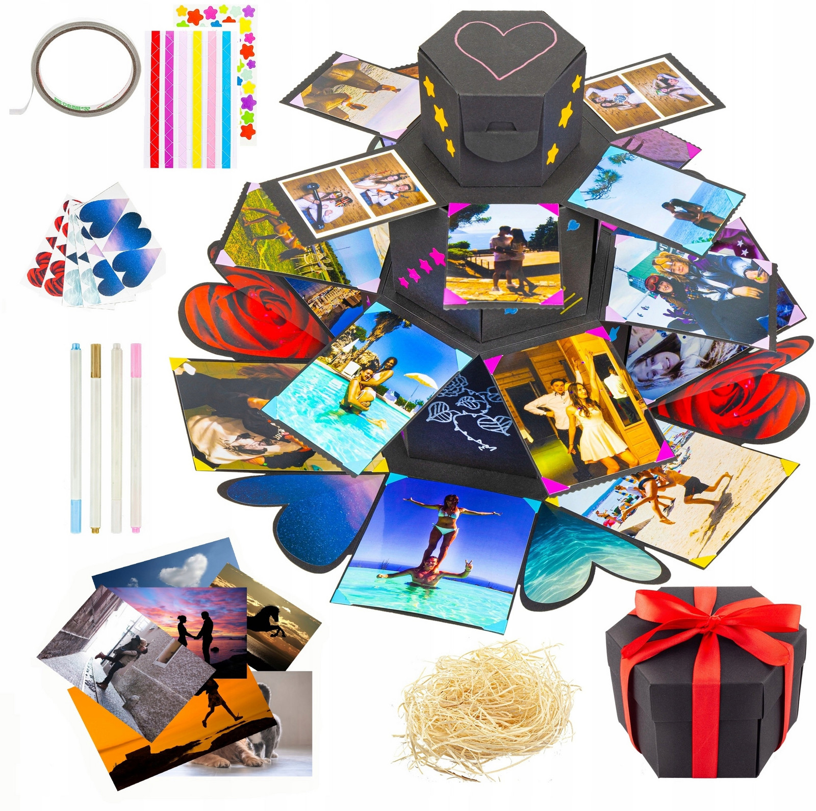 Explosion Box dárek pro ni Fotky!