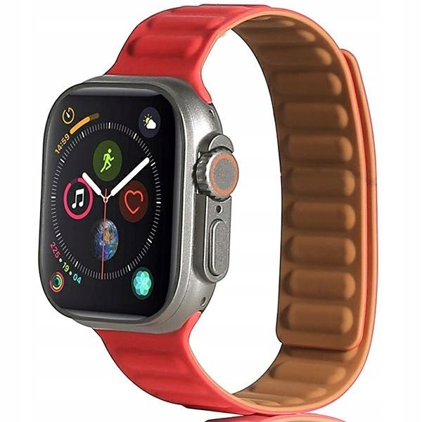 Beline řemínek Apple Watch Magnetic 42/44/45/49mm červený