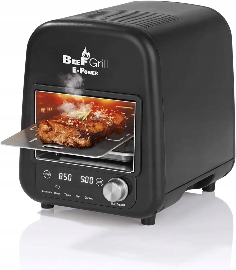 Velký stolní elektrický gril Beef Steaky Filety 1600W GOURMETmaxx 850°C