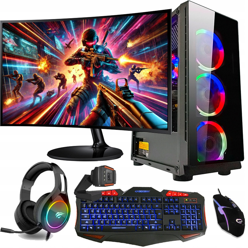 Herní Set Gamer 5600X Ultimate Ryzen 32GB Rtx 3060 12GB +Wi-Fi +W11