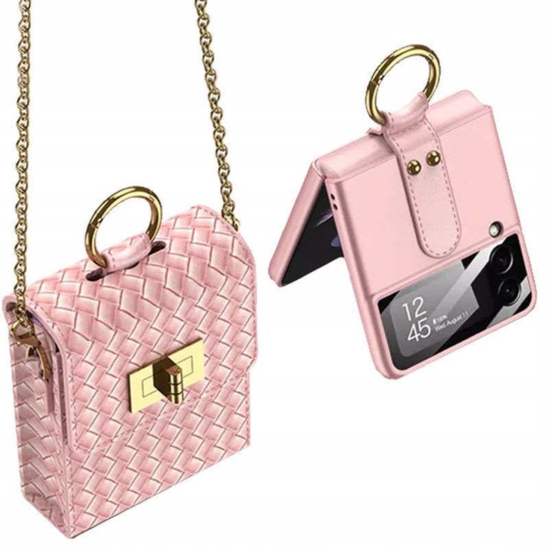 Dámské Pouzdro Kabelka pro Galaxy Z Flip 4 5G, Case