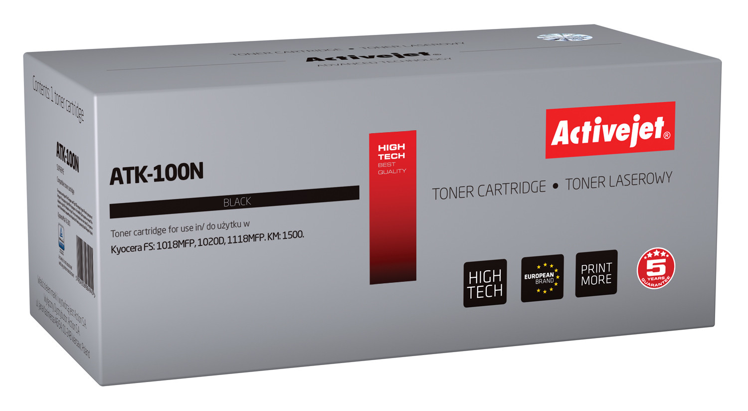 EXPACJTKY0002 Activejet ATK-100N Toner (náhrada Kyocera TK-100/TK-18;