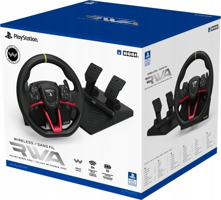 Hori PS5 Volant Bezdrátová Wireless Racing Wheel Apex