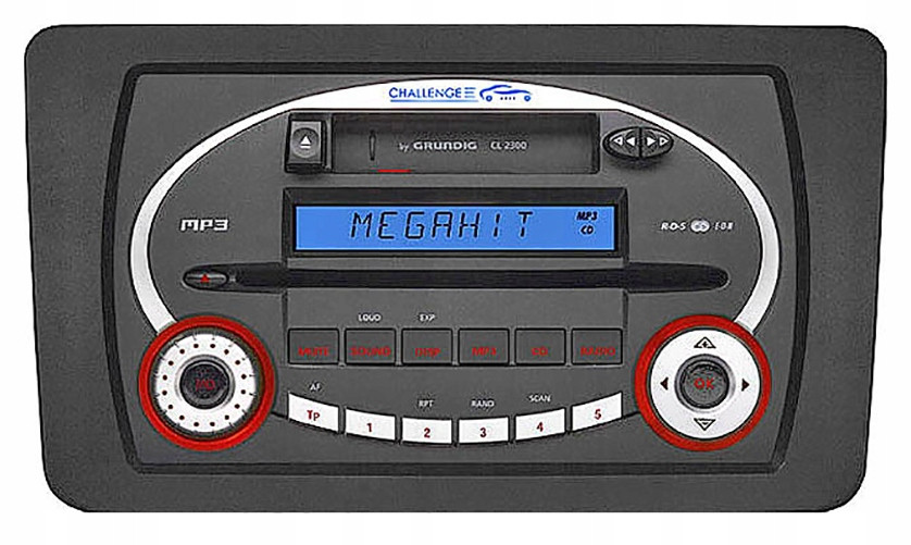 Rádio Grundig CL-2300VW 4x 50W 1.8DIN Am, Fm, CD, MP3