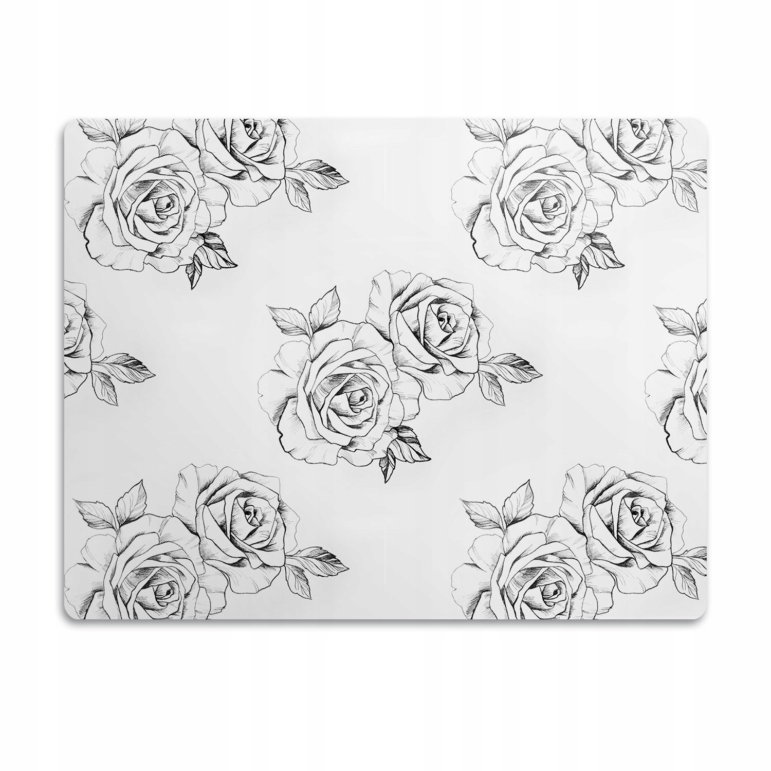 Ochranná podložka pod misku pro psa kočku Růže 90x60cm