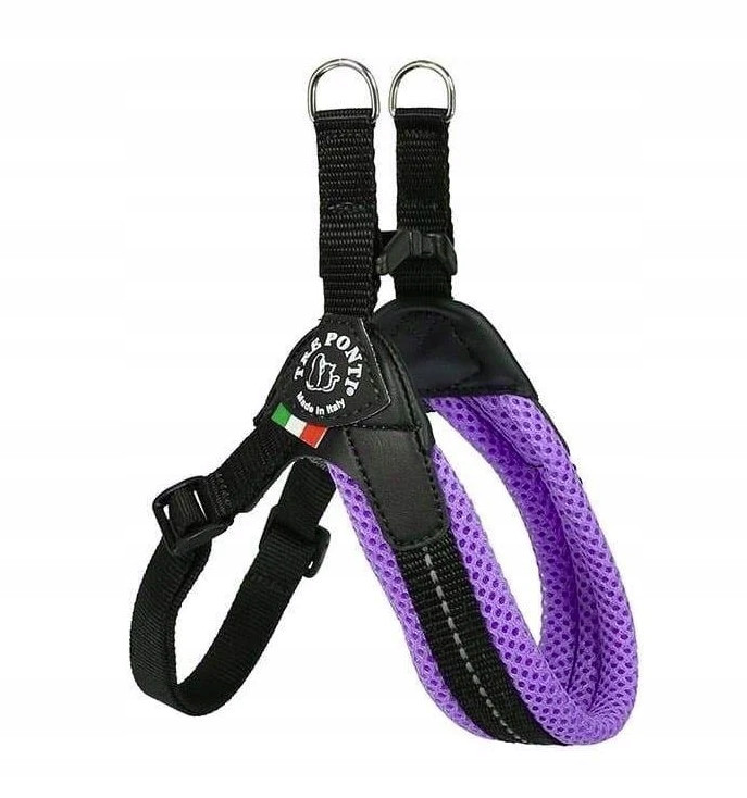 Tre Ponti Postroj pro psa 3,5 nastavitelný Mesh Lilac