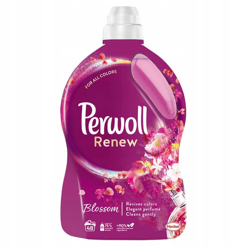 Perwoll Renew Blossom tekutý prací prostředek na barevné prádlo Ochrana 3L