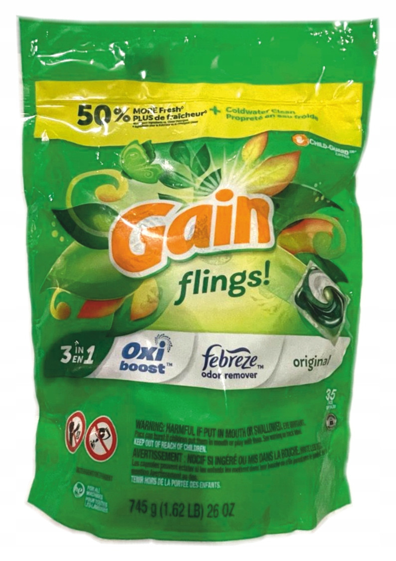 Gain Original .745 kg 35 praní Univerzální prášek