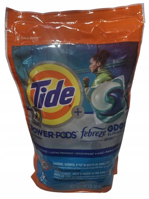 Tide 4in1 Sport Febreze Active Fresh 18 ks Kapsle na praní