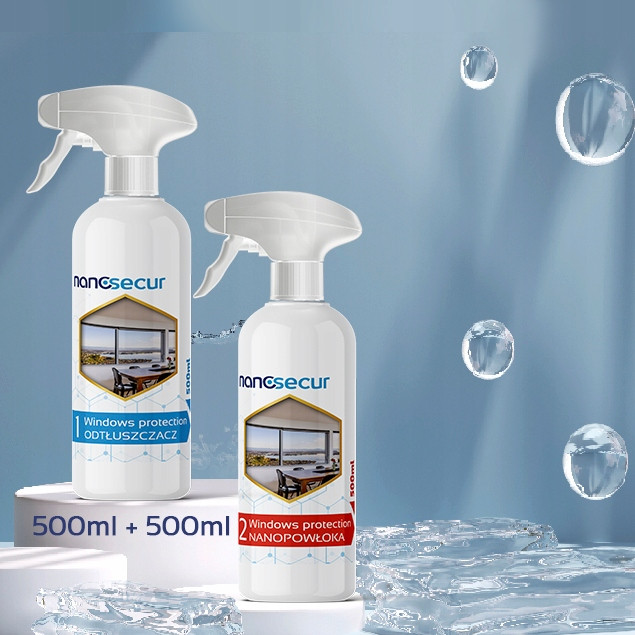 Impregnace na okna,skleněné fasády Nanosecur 500ml