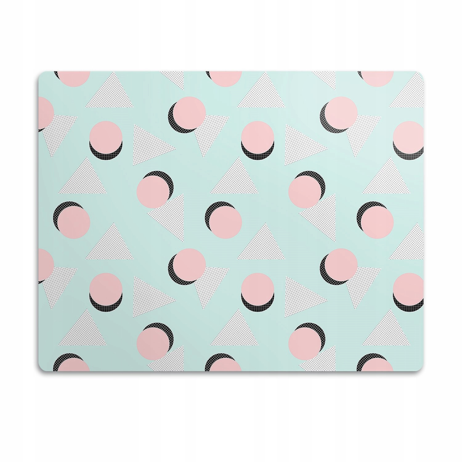 Pro psa kočku podložka pod misku Kola a trojúhelníky 90x60