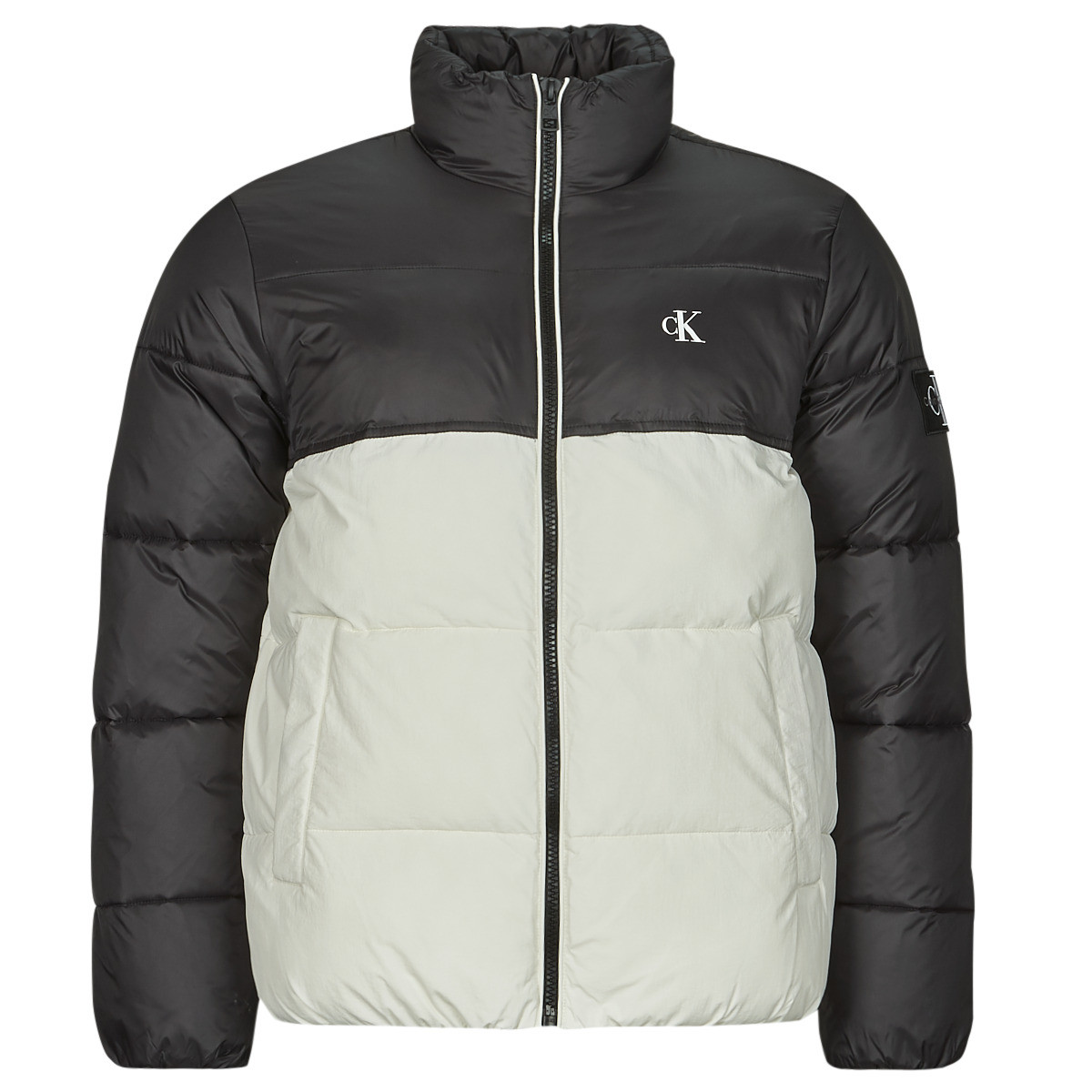 Calvin Klein Jeans  NON DOWN BLOCKING PUFFER  Bílá