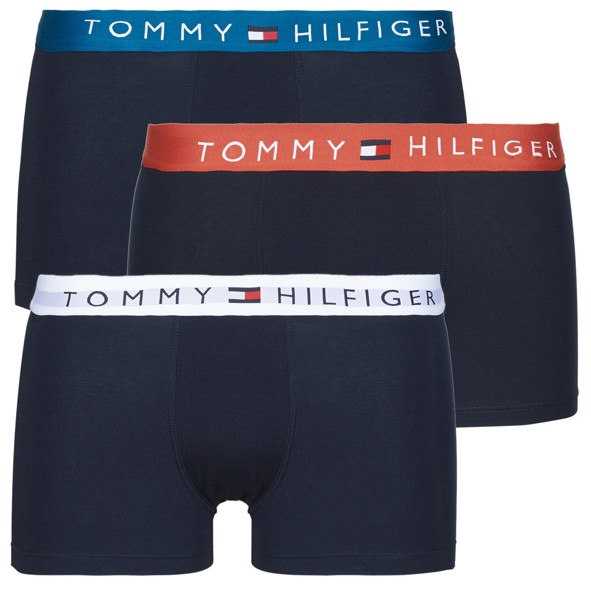 Tommy Hilfiger  3P WB TRUNK X3  Modrá