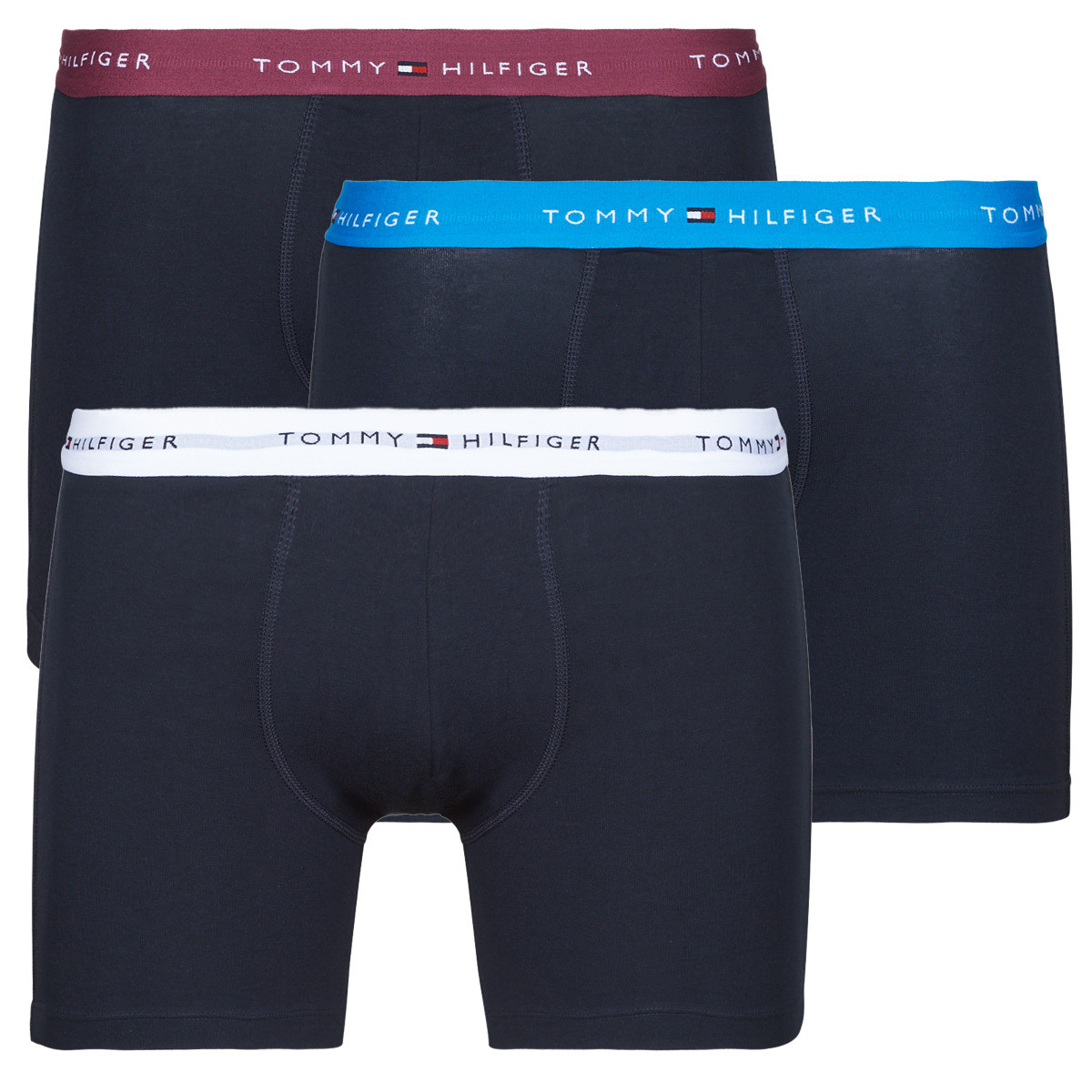 Tommy Hilfiger  3P BOXER BRIEF WB X3  Modrá