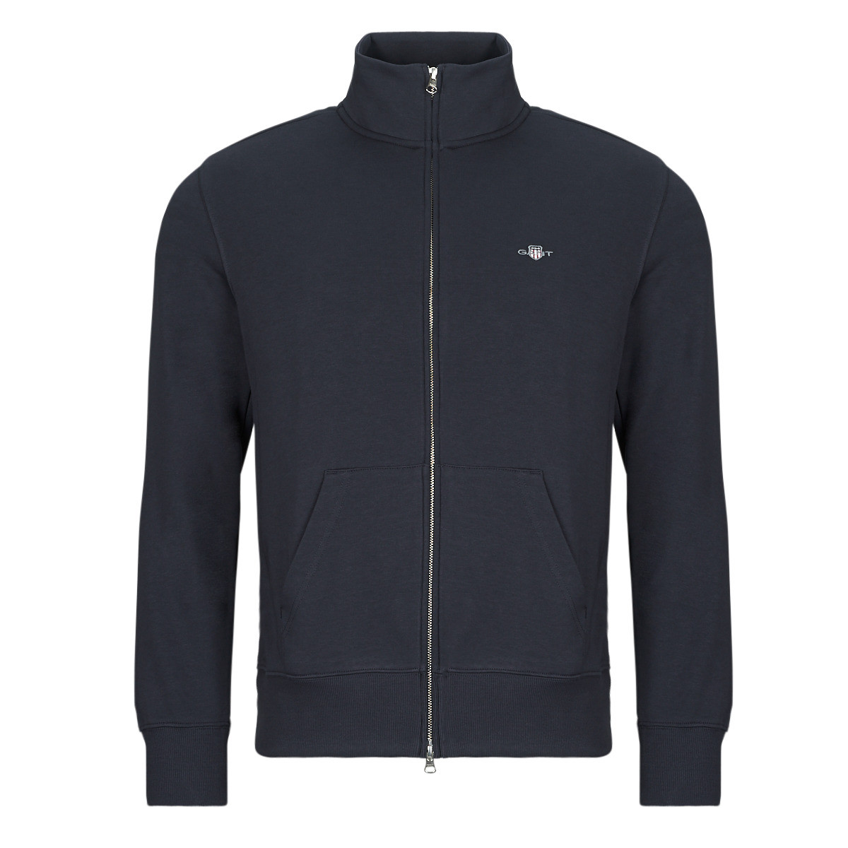 Gant  REG SHIELD FULL ZIP SWEAT  Tmavě modrá