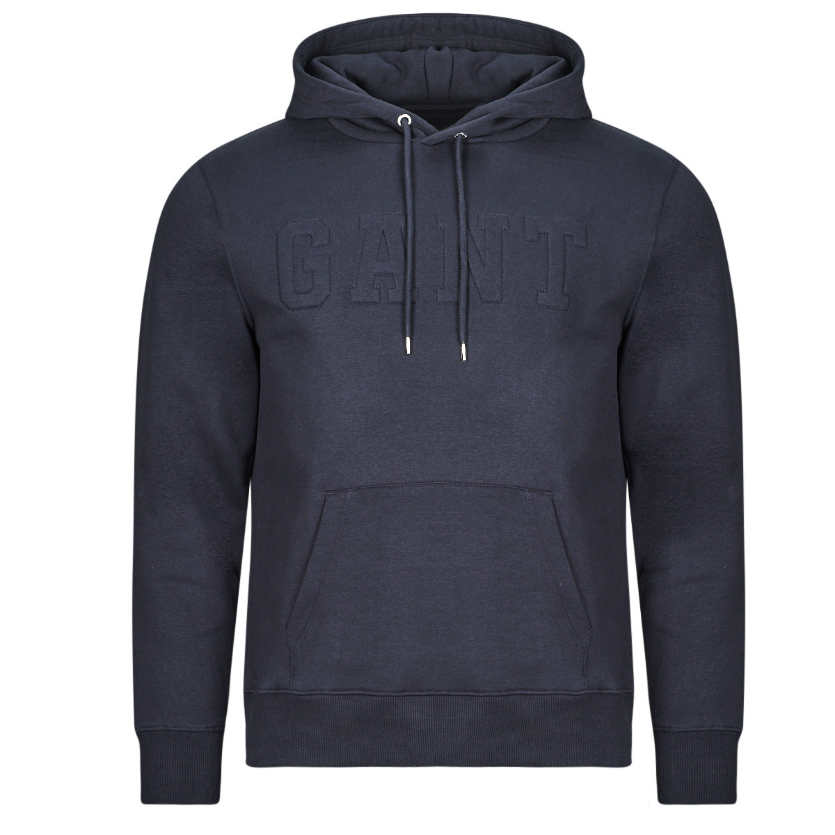 Gant  EMBOSSED SWEAT HOODIE  Tmavě modrá