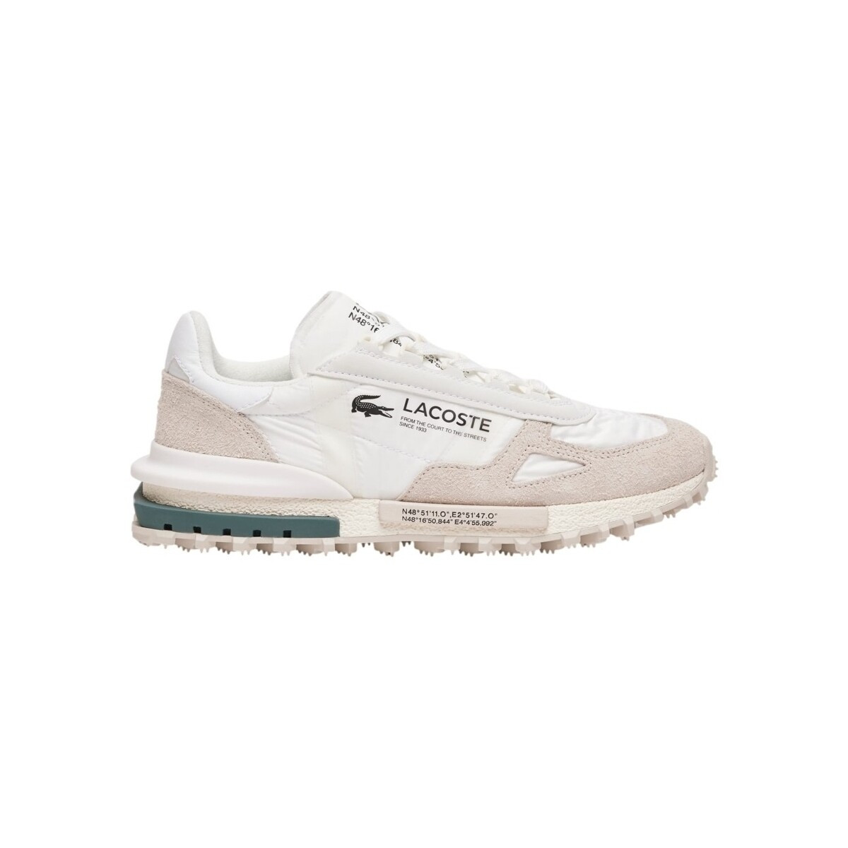 Lacoste  Elite Active 223 1 SMA - White/Dark Green  Zelená