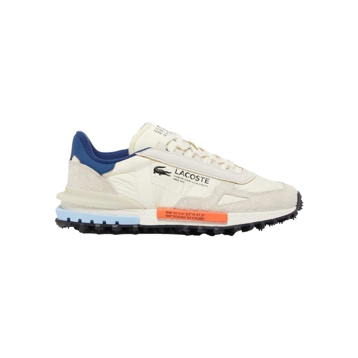 Lacoste  Elite Active 224 1 SFA - Offwhite/Navy  Béžová