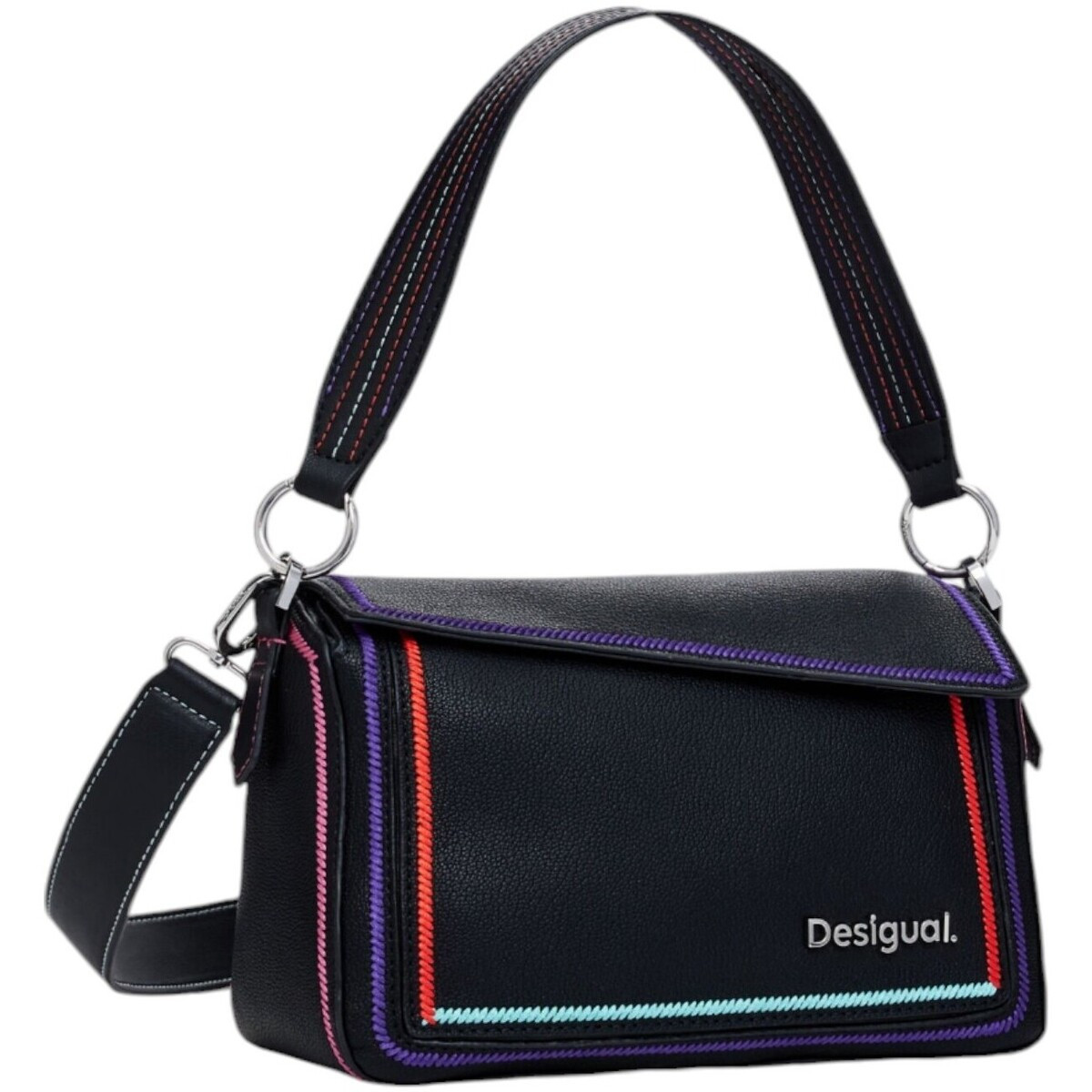 Desigual  BAG_CLEO BLACK PHUKET MIN 24WAXPAI  Černá