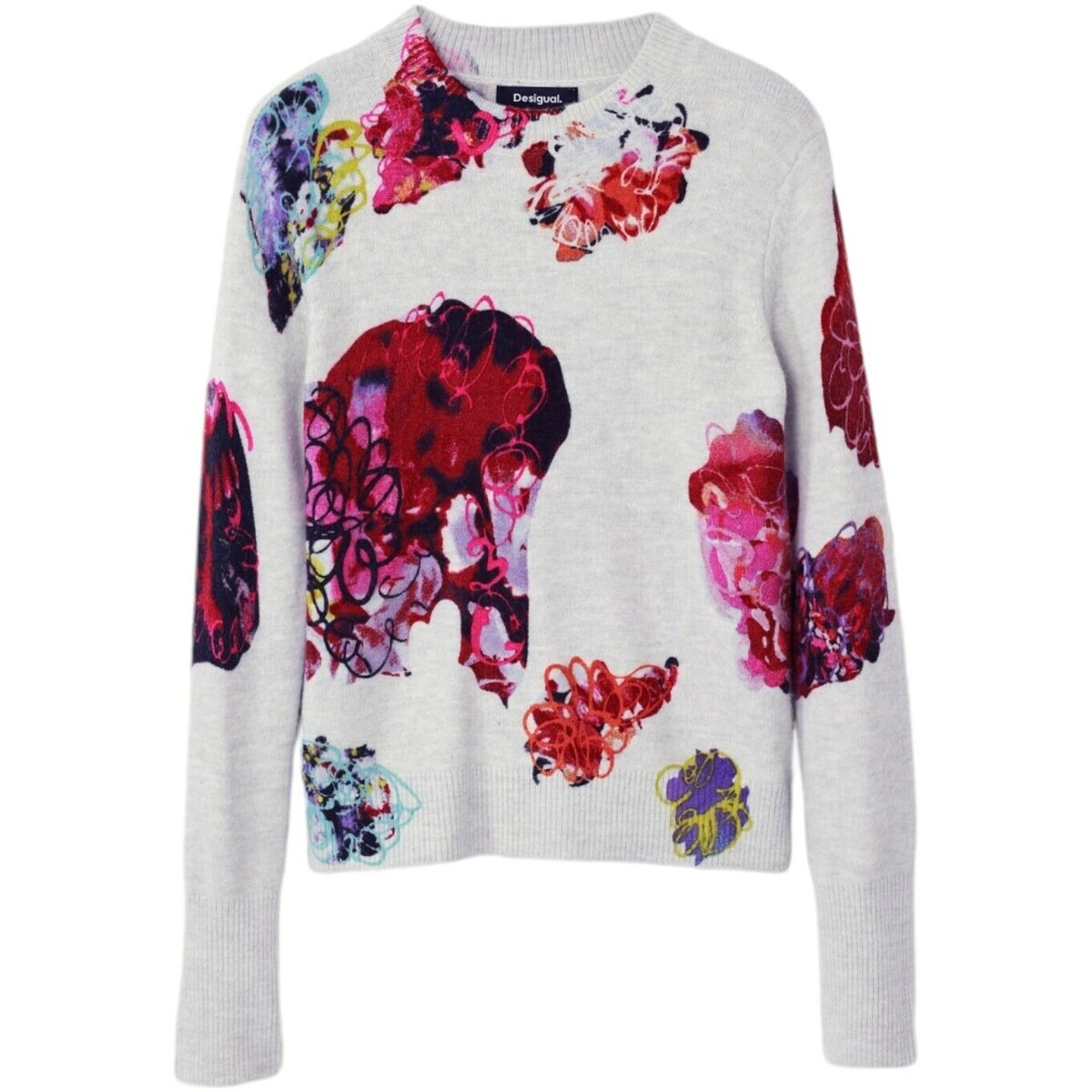 Desigual  JERS_MAXFLOWER SCRIBBL 24WWJF53  Šedá