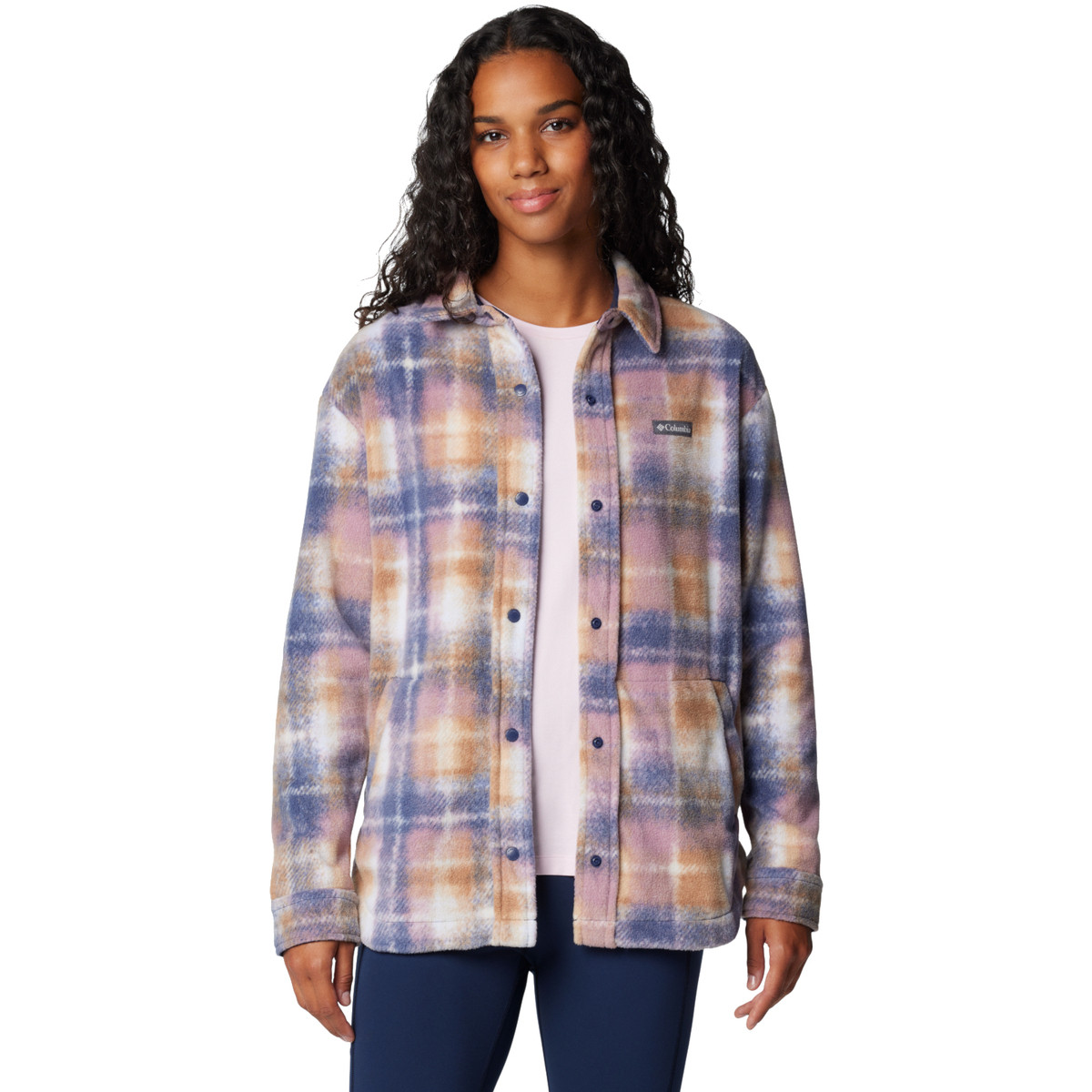 Columbia  Benton Springs Fleece Shirt Jacket II  Fialová