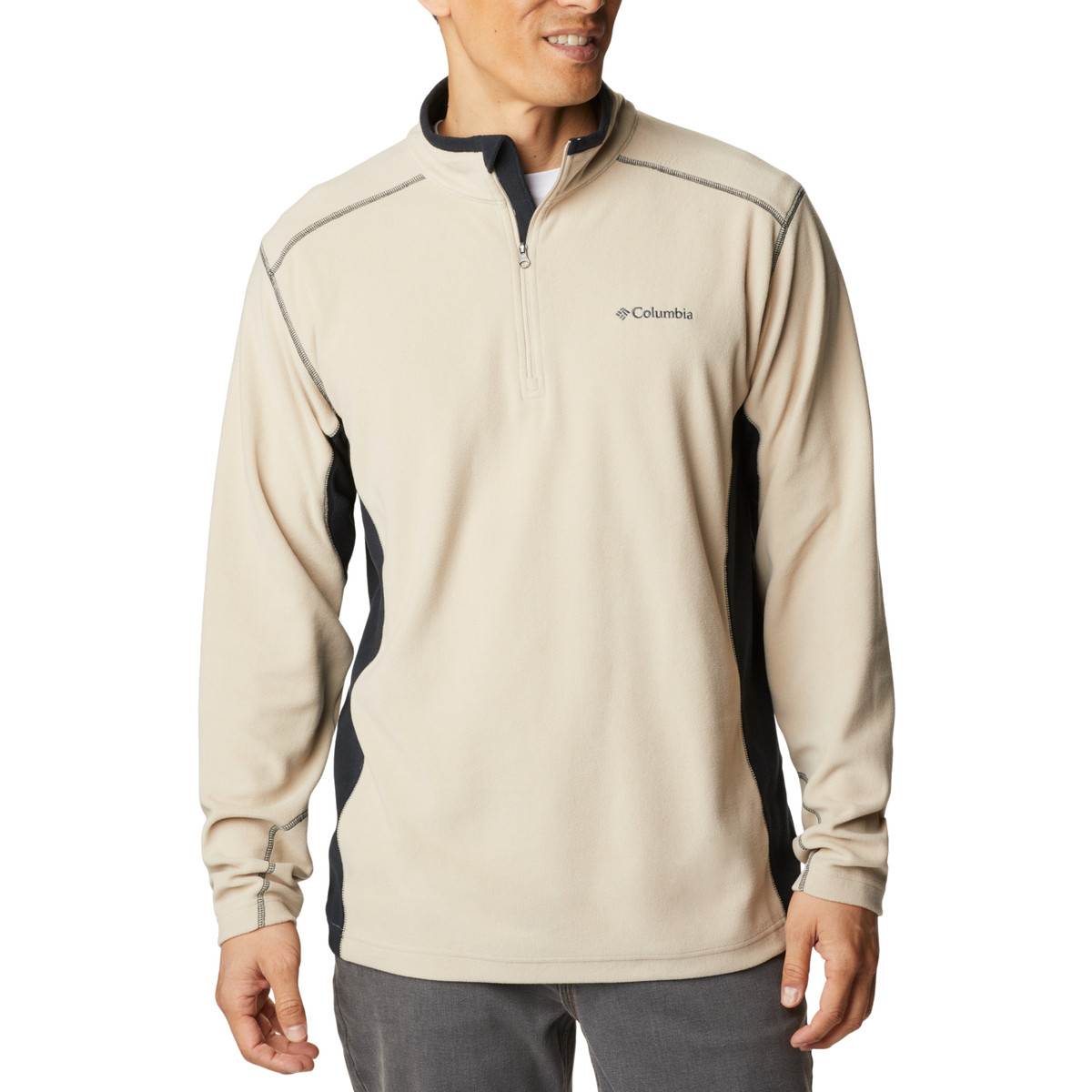 Columbia  Klamath Range II Half Zip Fleece  Béžová