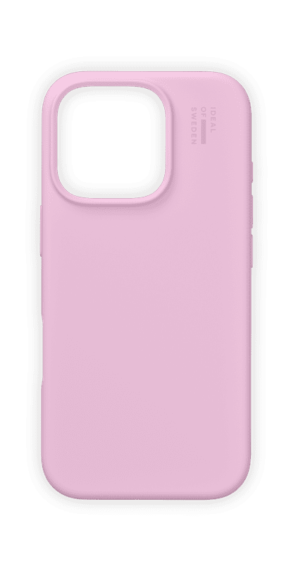 Silikonový ochranný kryt iDeal Of Sweden pro iPhone 16 Pro, bubble gum pink