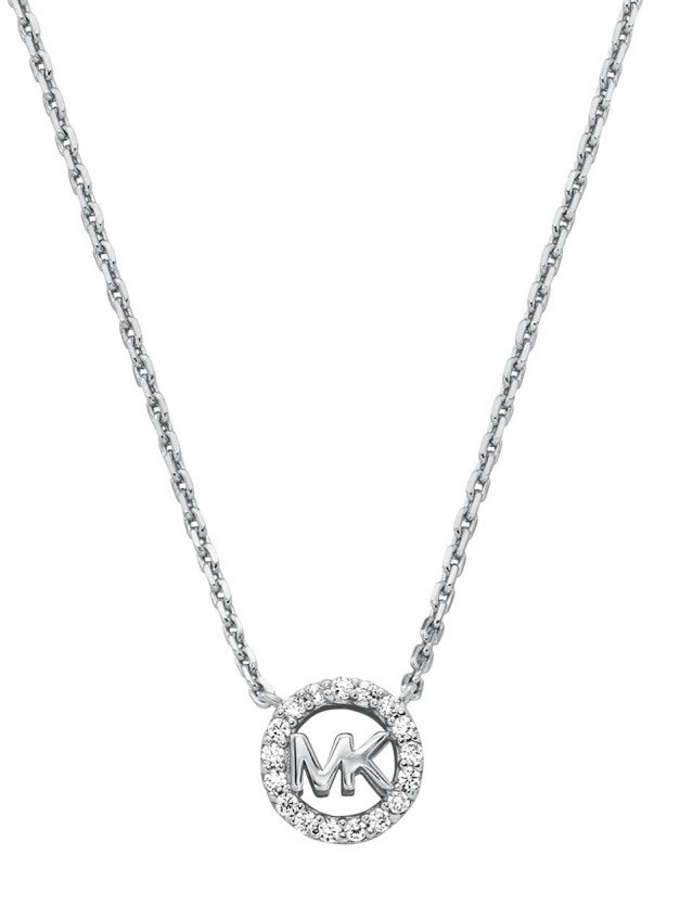 Michael Kors Módní stříbrný náhrdelník s kubickými zirkony MKC1726CZ040