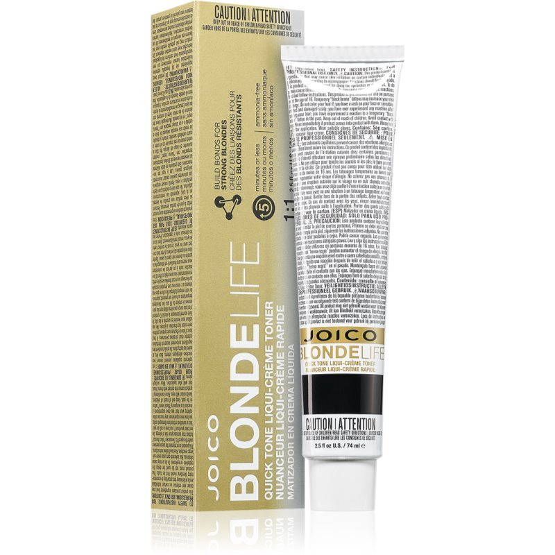 Joico Blonde Life Quick Tone Liqui rychlý toner pro blond vlasy odstín Sand 74 ml