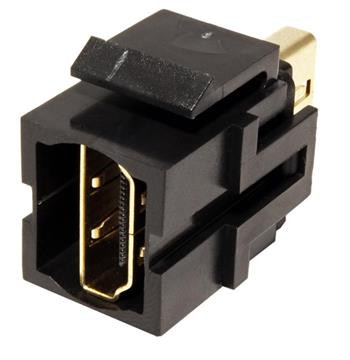 BACHMANN Keystone spojka HDMI A(F) - HDMI A(F), černá