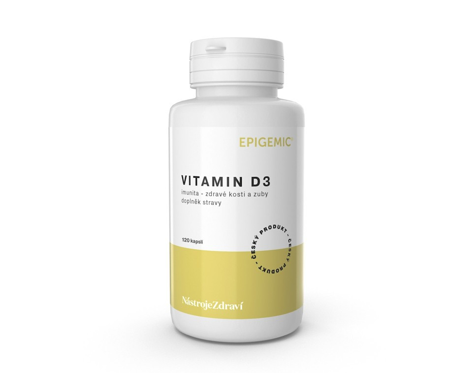 Epigemic Vitamin D3 120 kapslí