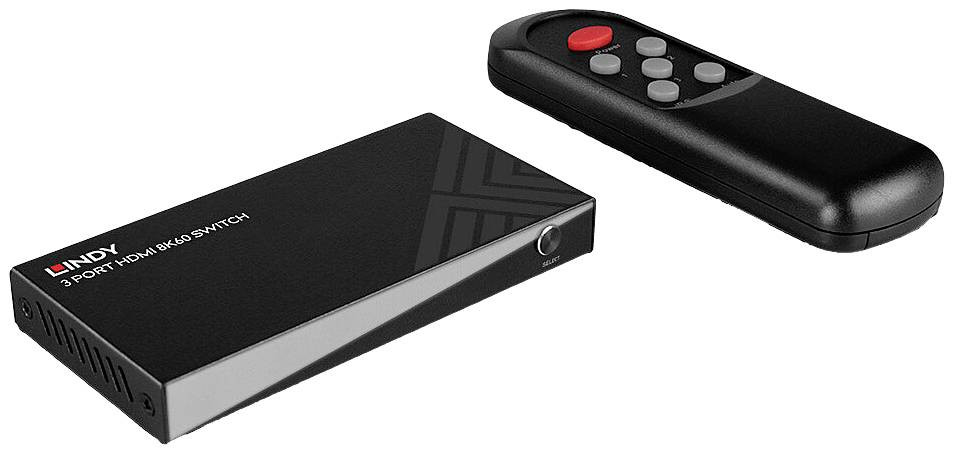 LINDY 3 Port HDMI 8K60 Switch HDMI přepínač
