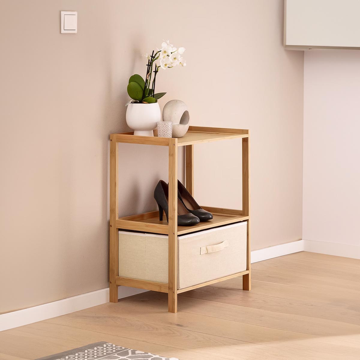 Die moderne Hausfrau Mini bambusový regál Bamboo