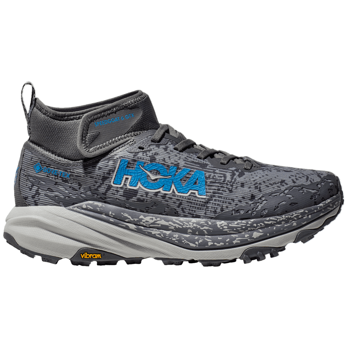 Pánské běžecké boty Hoka Speedgoat 6 Mid Gtx Velikost bot (EU): 42 / Barva: šedá/modrá