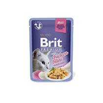 Brit Premium Cat D Fillets in Jelly with Chicken 85g