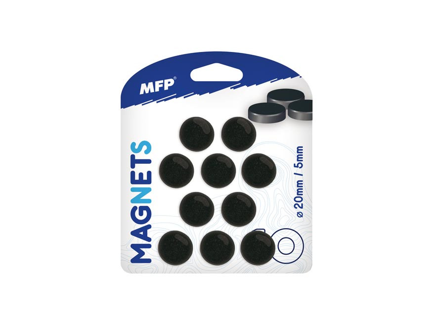 MFP 4200307 Magnet kulatý 20mm blister 10ks