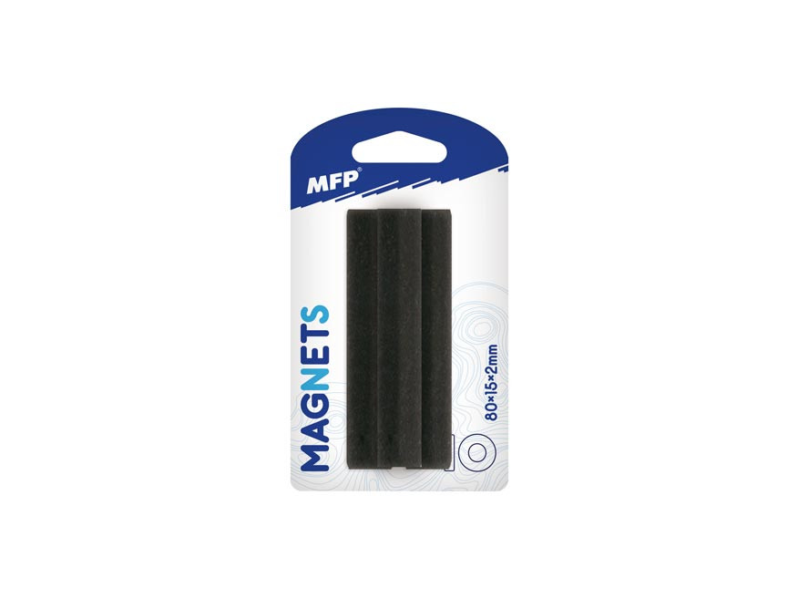 MFP 4200310 Magnet pásky 80x15x2mm blister 10ks