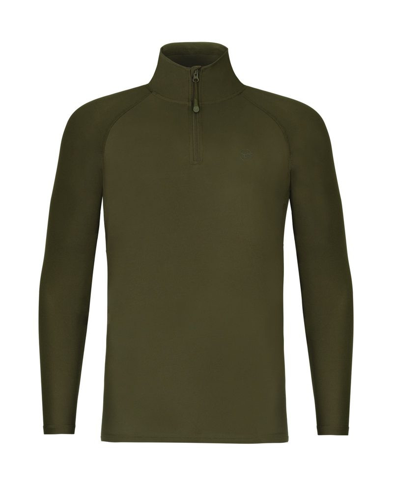 Korda Triko Kool UPF Zip Jersey Dark Olive - L