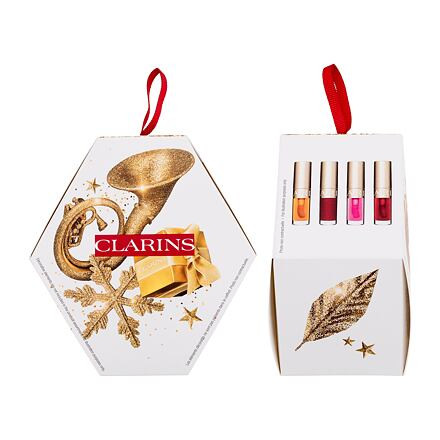 Clarins Lip Comfort Oil Lip Oil Mini Set odstín červená dárková sada olej na rty Lip Comfort Oil 1,4 ml 01 Honey + olej na rty Lip Comfort Oil 1,4 ml 03 Cherry + olej na rty Lip Comfort Oil 1,4 ml 04 Pitaya + olej na rty Lip Comfort Oil 1,4 ml 08 Str